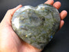 Labradorite Heart from Madagascar - 3.6"