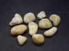 Lot of 10 Agni Gold Tumbled Danburite Crystals From Tanzania - 61.2 Grams
