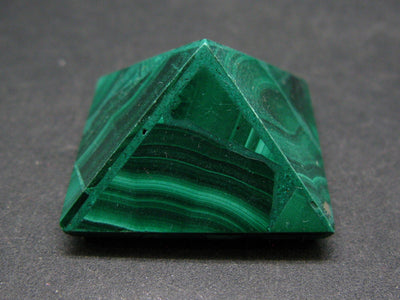 Rich Vibrant Green Malachite Pyramid From Congo - 1.2"