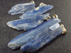 Lot of 5 Blue Kyanite (Paraiba) Crystal Pendants FromTanzania