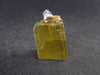 Barite Crystal Silver Pendant From USA - 0.9" - 7.12 Grams