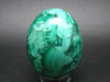 Amazing Large Rich Vivid Vibrant Green Malachite Egg From Congo - 2.8"