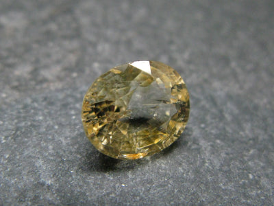 Gold Danburite Gem Facetted Cut Stone From Tazania - 2.46 Carats