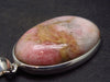 Rare Pink Tugtupite Sterling Silver Pendant From Greenland - 1.6" - 7.3 Grams