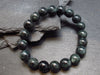 Seraphinite Clinochlore Genuine Bracelet ~ 7 Inches ~ 11.5mm Round Beads