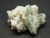 Gem Green Herderite Crystal With Albite From Pakistan - 1.6" - 23.4 Grams