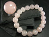 Rose Quartz Genuine Bracelet ~ 7 Inches ~ 12mm Round Beads