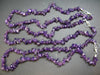 Orchid St. Valentine Gem!! Set of Three Natural Amethyst Free Form Bead Necklace from Brazil - 17.5'' Each