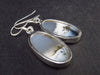 Merlinite Moss Agate Earrings In Sterling Silver 925 From Brazil - 7.7 Grams