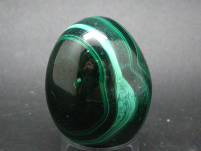 Malachite Egg Carving From Congo - 2.1"