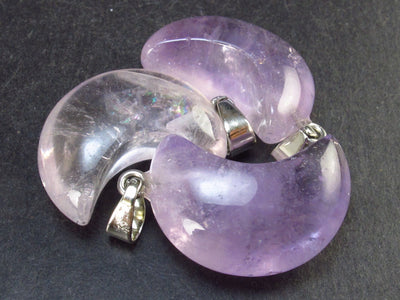 Lot of 3 Natural Moon Amethyst Pendant from Brazil