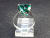 Helenite Gaia Stone Gem Sterling Silver Ring From Washington - Size 7.5 - 2.3 Carats