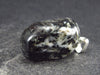Tumbled Astrophylite Astrophyllite Silver Pendant From Russia - 1.1"