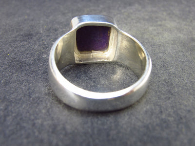 Sugilite Silver Ring From South Africa - 8.4 Grams - Size 8