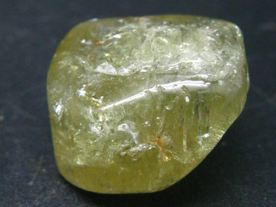 Gem Golden Apatite Tumbled Stone From Mexico - 9.71 Grams