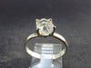 Fine Clear Natural Herkimer Diamond Silver Ring From New York - Size 8 - 2.35 Grams