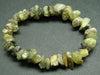 Very Rare and Large!! Natural Chrysoberyl Crystal ~ 10mm Beads Stretch Bracelet From Brazil - 7''