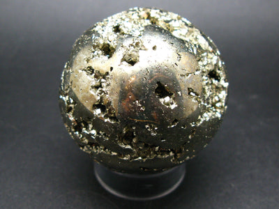 Pyrite Crystallized Sphere From Peru - 2.0"