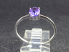 Siberian Amethyst!! Natural Faceted Rich Purple Color Amethyst Sterling Silver Ring - 1.23 Grams - Size 10.25