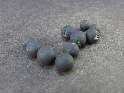 Lot of 10 Covelite Little Balls From Peru - 4.1 Grams