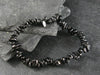 Black Spinel Genuine Bracelet ~ 7 Inches ~ 6-7mm Tumbled Beads