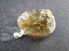 Cacoxenite Super 7 Silver Pendant From Brazil - 1.4" - 6.2 Grams