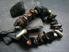 Black Jade Nephrite Genuine Bracelet ~ 7 Inches ~ 15mm Tumbled Beads