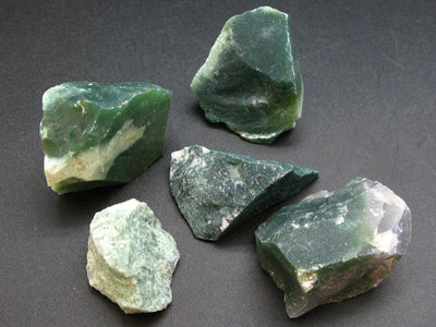 Lot of 3 Rough Natural Emerald Beryl from Brazil