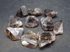 Lot of 10 Fine Axinite Crystals from Russia - 18.7 Grams