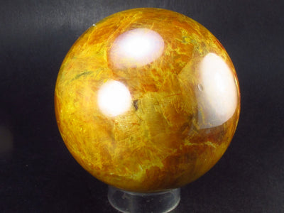 Rare Golden Orpiment & Realgar Sphere Ball from Russia - 3.2" - 753 Grams