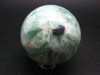 Russian Treasure from the Earth!! Pastel Emerald-Green Noble Talc & Hematite Sphere from Russia - 142 Gram - 1.8"