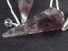 Lot of Three Natural Amethyst Crystal Point Pendulum from Brazil