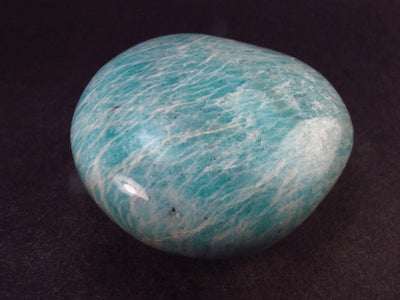Rich Green Amazonite Tumbled Stone From Madagascar - 2.7" - 129 Grams