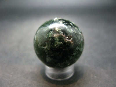Nice Polished Seraphinite Clinochlore Sphere From Russia - 1.0" - 20.9 Grams