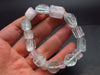 Kunzite & Aquamarine Genuine Bracelet ~ 7 Inches ~ 15mm Facetted Beads