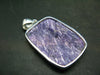 Rare High-Quality Charoite Pendant In SS From Russia - 1.8" - 12 Grams