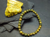 Orpiment Genuine Bracelet ~ 7 Inches ~ 6mm Round Beads