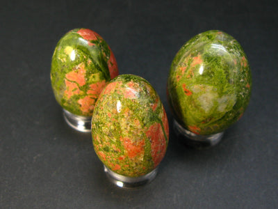 Lot of 3 Natural Unakite Egg from USA