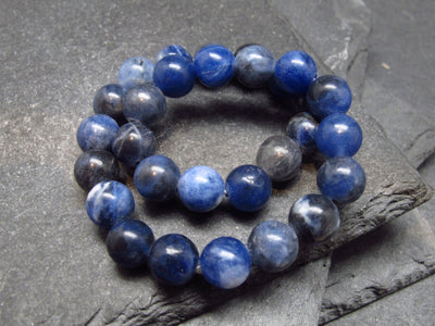 Sodalite Genuine Bracelet ~ 7 Inches ~ 6mm Round Beads