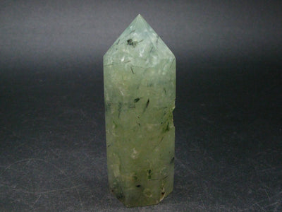 Unusual Green Prehnite Prenite Obelisk from Australia - 2.9"