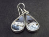 Merlinite Moss Agate Earrings In Sterling Silver 925 From Brazil - 7.3 Grams