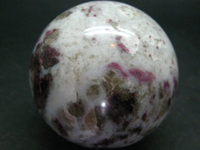 Pink Tourmaline Sphere Ball From Madagascar - 2.2"