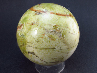 Rare Green Opal Sphere From Peru- 2.4" - 227 Grams