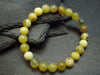 Yellow Opal Genuine Bracelet ~ 7 Inches ~ 8mm Round Beads