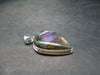 Faceted Labradorite Pendant In 925 Sterling Silver From Madagascar - 1.7'' - 10.9 Grams
