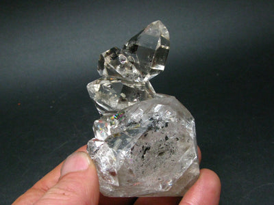 Fine Large DT Herkimer Diamond Quartz Crystal From New York - 3.3" - 150 Grams