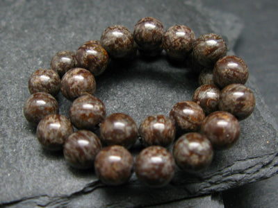 Vortexite Genuine Bracelet ~ 7 Inches ~ 6mm Round Beads