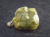 Gemmy Chrysoberyl Silver Crystal Pendant From Brazil - 0.9" - 4.8 Grams