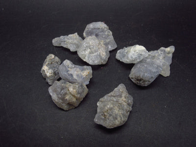 Lot of 10 Gray Herderite Crystals from Africa - 112.9 Carats
