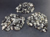 Lot of 3 Tourmaline in Quartz Necklaces From Brazil - 18"